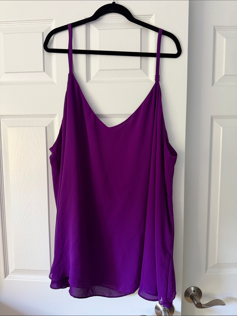 Purple Chiffon Swing Cami - Torrid